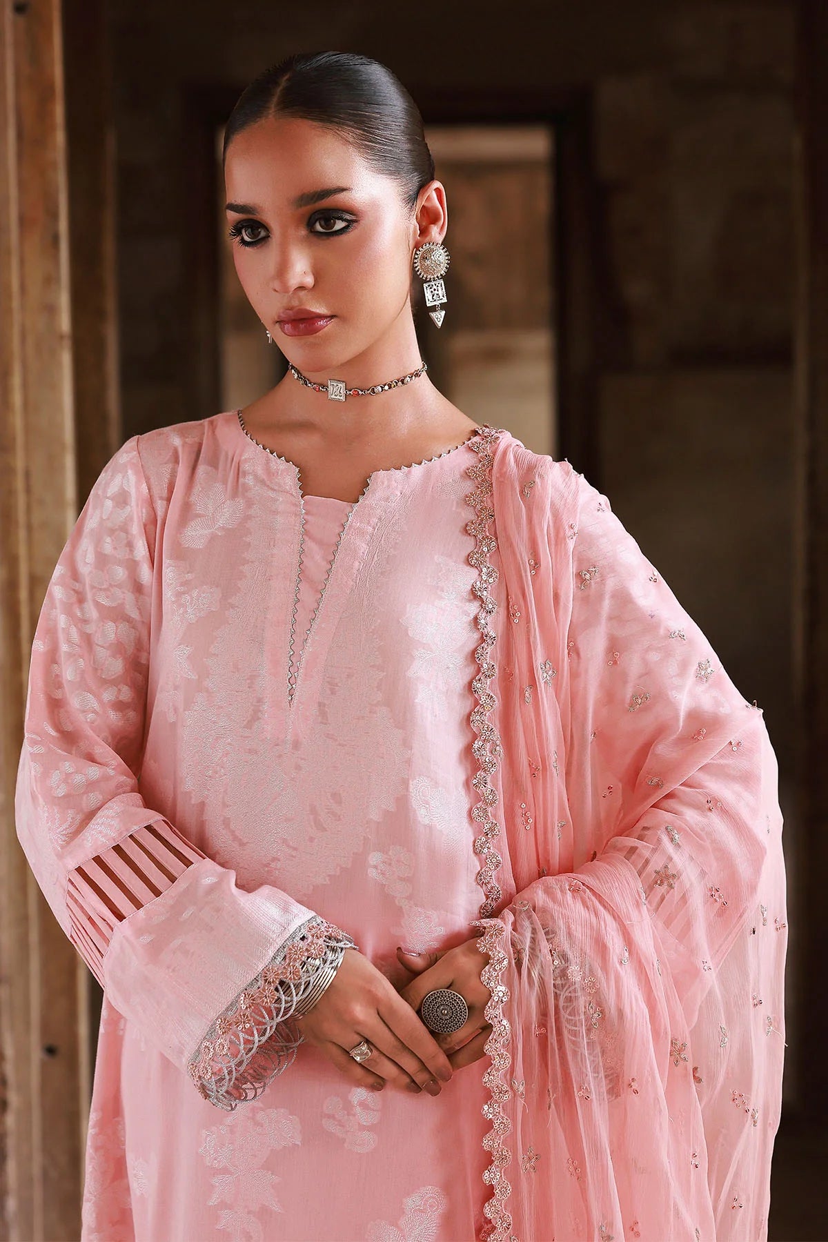 NJ-103 Maya Lawn Jacquard'25 by Nureh