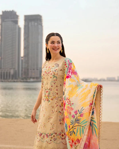 Luxury Lawn 2026 | Merjem |  Faiza Saqlain X Hania Aamir