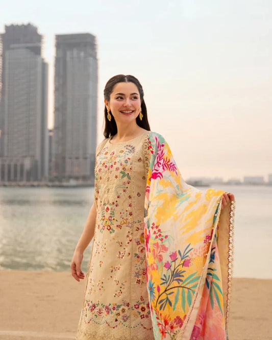 Luxury Lawn 2026 | Merjem |  Faiza Saqlain X Hania Aamir