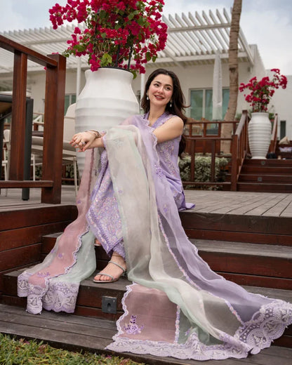 Luxury Lawn 2026 | Suela | Faiza Saqlain X Hania Aamir