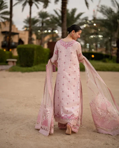 Luxury Lawn 2026 | Lamija | Faiza Saqlain X Hania Aamir