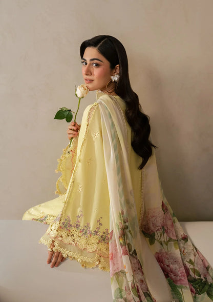 E-CRAFT - Chikankari Lawn With Chiffon Dupatta'26 | EHC-3A SUNSTONE | Elaf