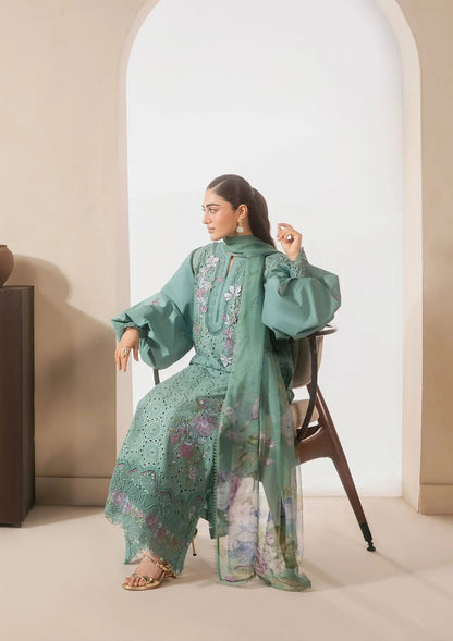 E-CRAFT - Chikankari Lawn With Chiffon Dupatta'26 | EHC-1B WILLOW | Elaf