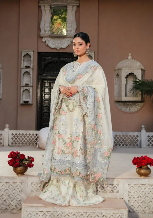 Ek Fasana Luxury Lawn 2026 by Kahf || KLB-2A NEELOFAR