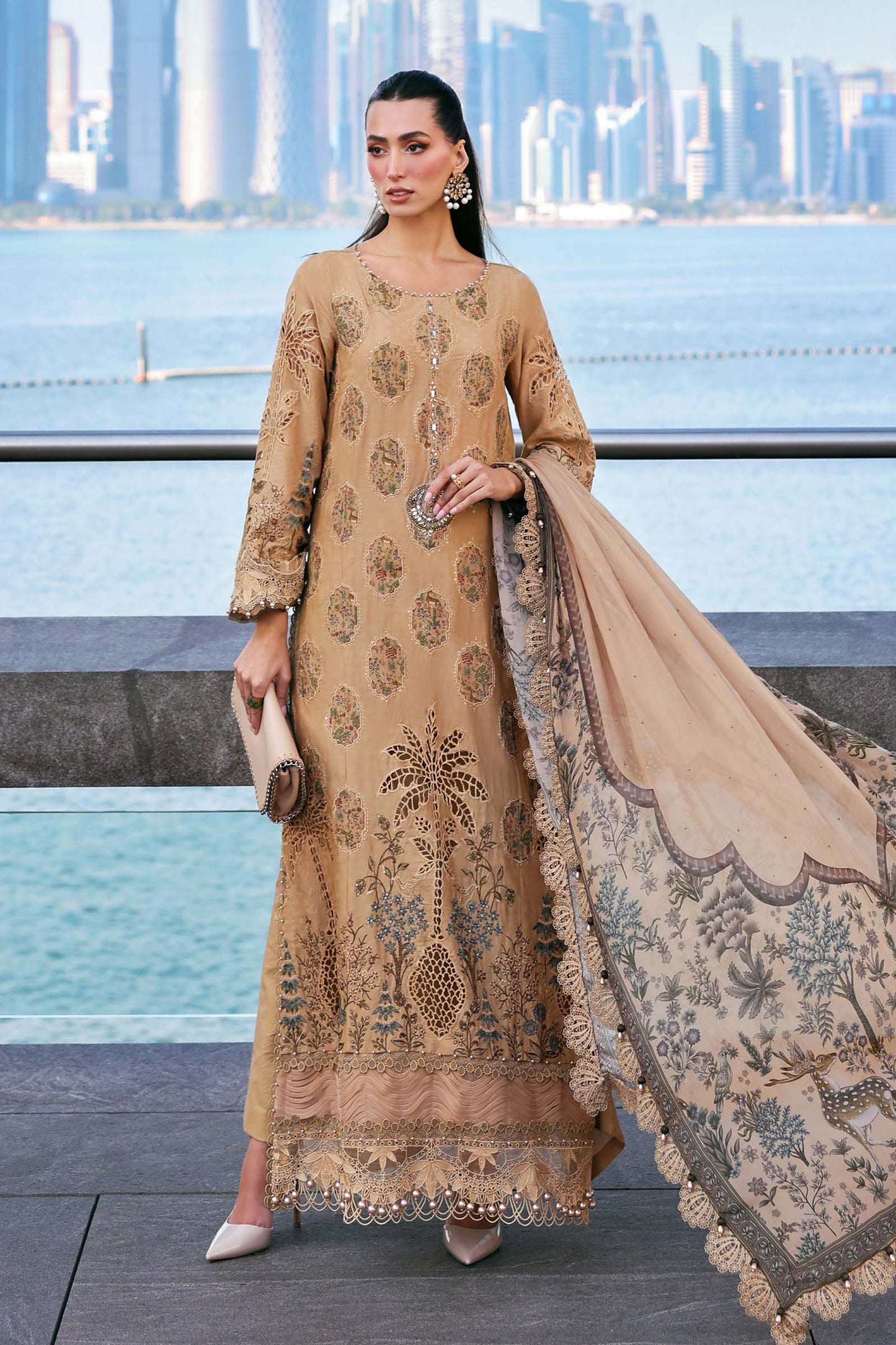 Maria B Eid Lawn 2026 || D-2605-A