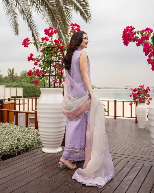 Luxury Lawn 2026 | Suela | Faiza Saqlain X Hania Aamir