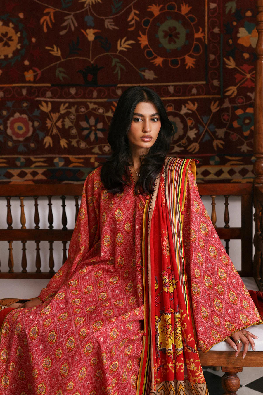 Amaya unstitched Printed Lawn 2026 | MEHR | Zaha