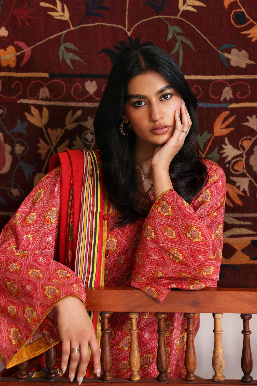 Amaya unstitched Printed Lawn 2026 | MEHR | Zaha