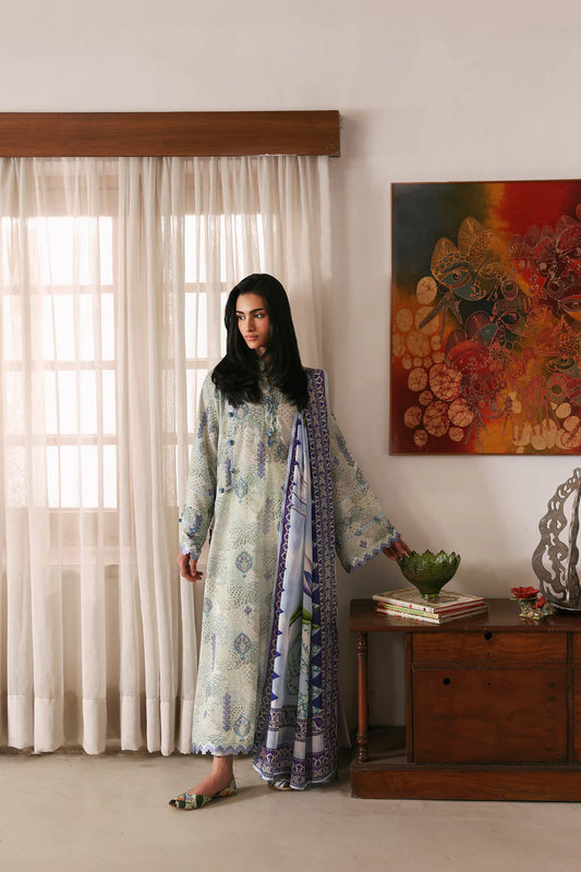 Amaya unstitched Printed Lawn 2026 | LILIA  | Zaha