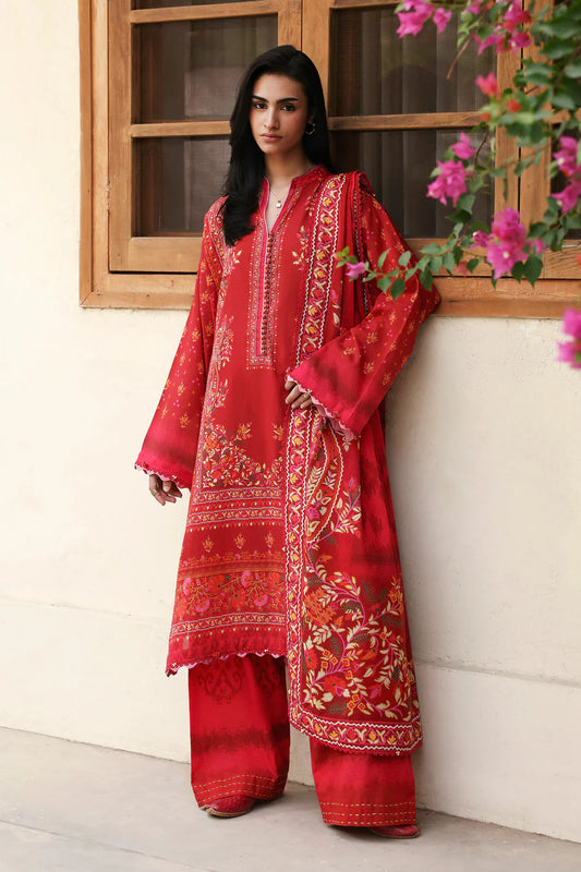 Amaya unstitched Printed Lawn 2026 | ROSA | Zaha