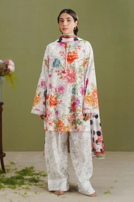 Coco Prints Lawn Drop 1 2026 By Zara Shahjahan - Elix-9A