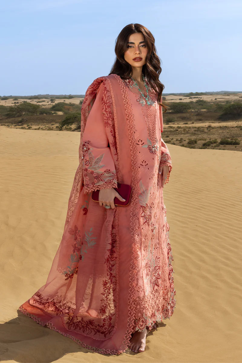 Premium Summer Lawn 2026 | D-03 AMANI |  Rang Rasiya