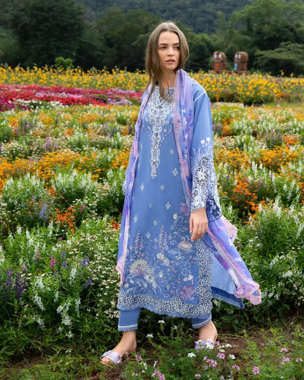 The Secret Garden Hemline 2026 |  Azure Bloom | Mushq