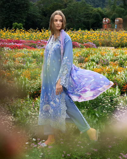The Secret Garden Hemline 2026 |  Azure Bloom | Mushq