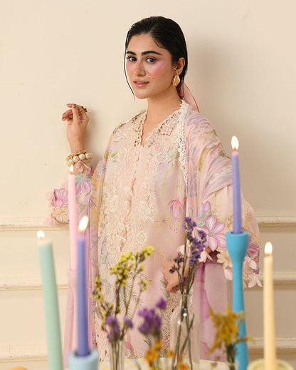 Soleil Prints Lawn 2026 | Berry Creme | Mushq