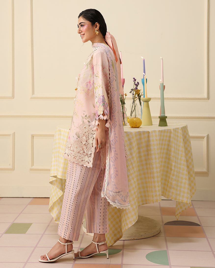 Soleil Prints Lawn 2026 | Berry Creme | Mushq