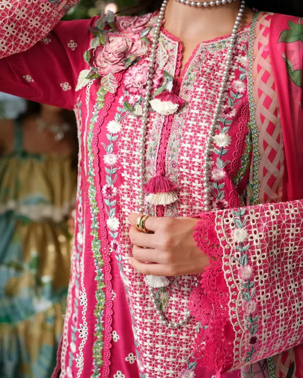 Amoi Luxury Lawn 2026 | Blushing Rose | Mushq