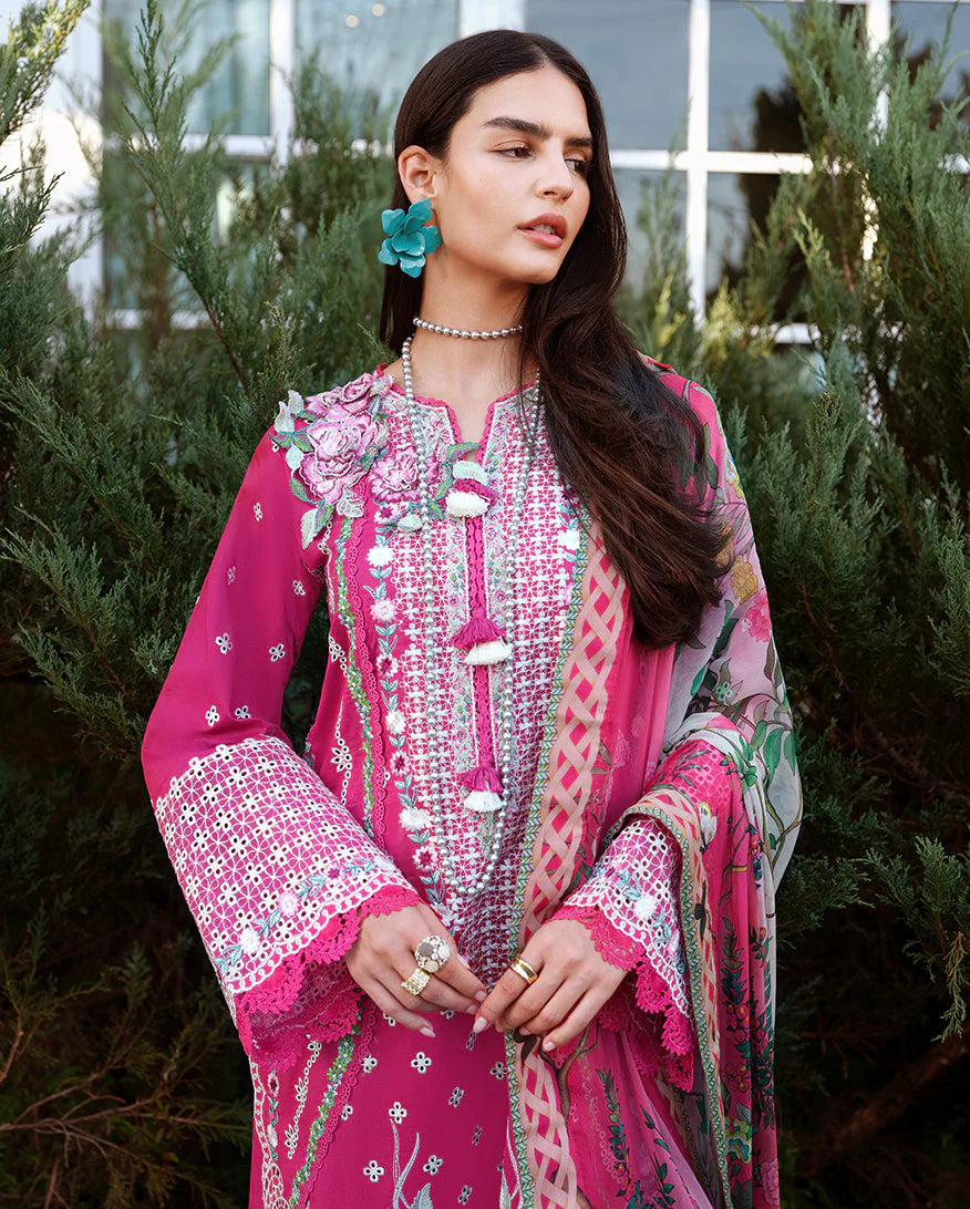 Amoi Luxury Lawn 2026 | Blushing Rose | Mushq