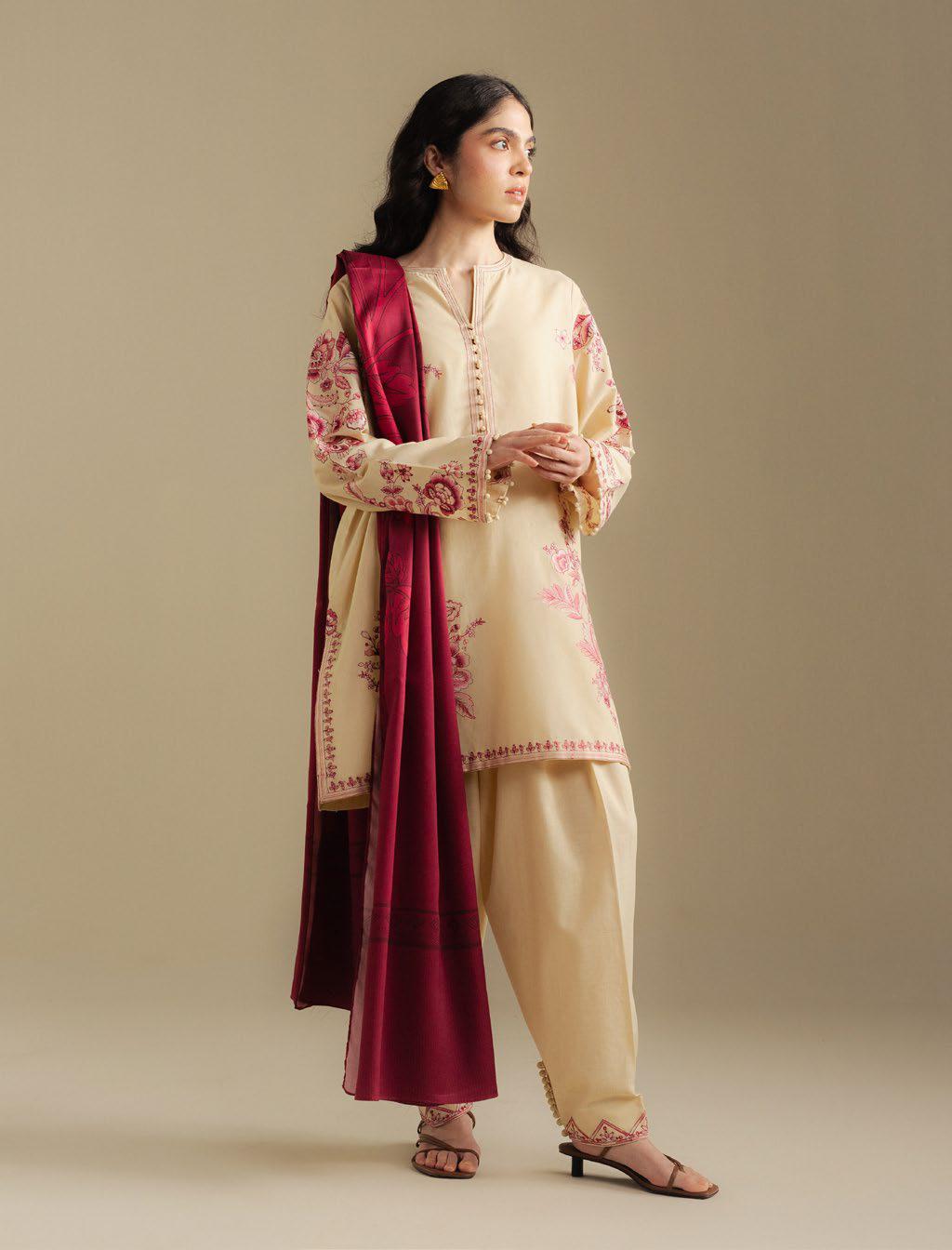 Coco Winter Unstitched 2025 by Zara Shahjahan - Snowdrop- 10 A