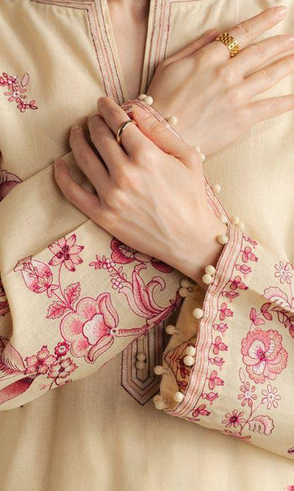 Coco Winter Unstitched 2025 by Zara Shahjahan - Snowdrop- 10 A