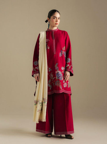 Coco Winter Unstitched 2025 BY Zara Shahjahan - Berry-3B