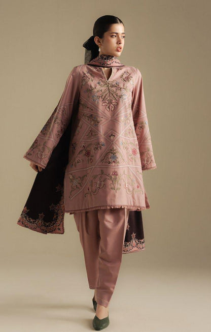 Coco Winter Unstitched 2025 BY Zara Shahjahan - Coral-4A