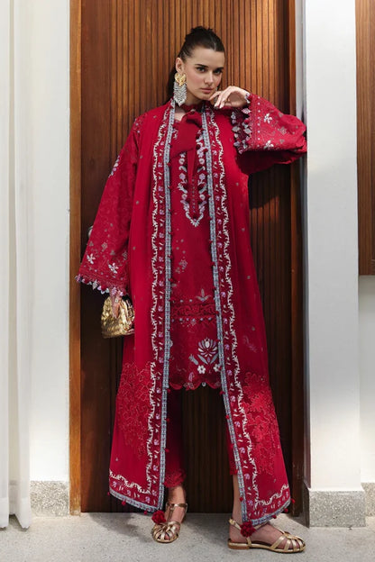 Chikankari  EID || CM-03 RUBY | Qalamkar
