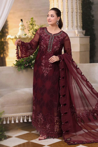 Chiffon  2026 | Burgundy | Maria. B.