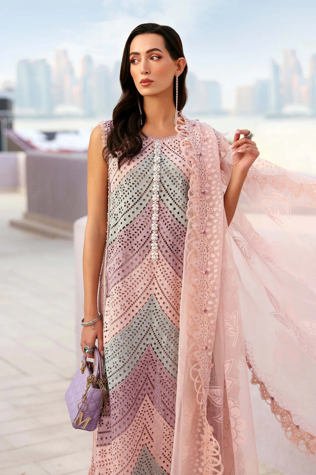 Maria B luxury Lawn 2026 - 12b