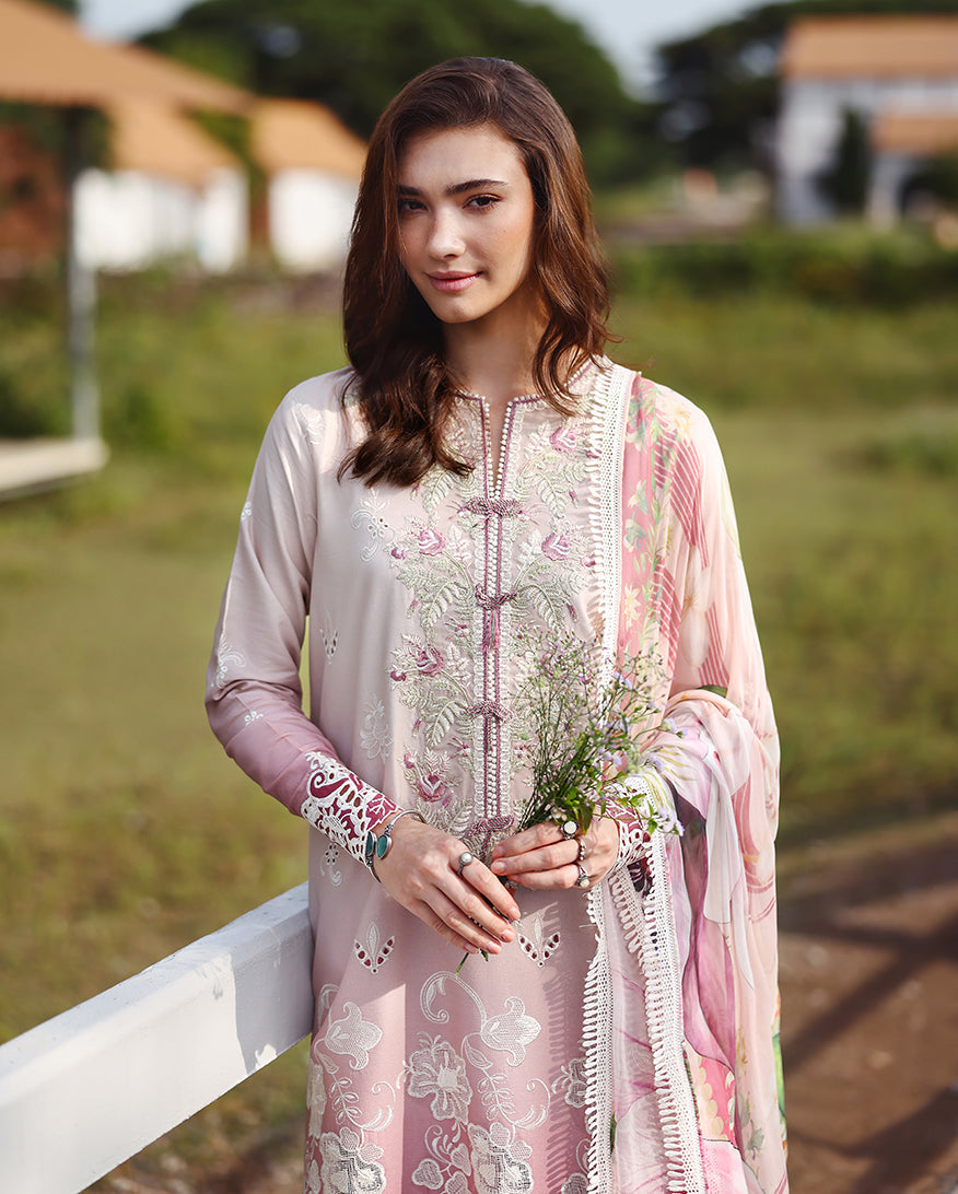 Solace Ombre Chikankari | Dew Drift | 2026 | Mushq