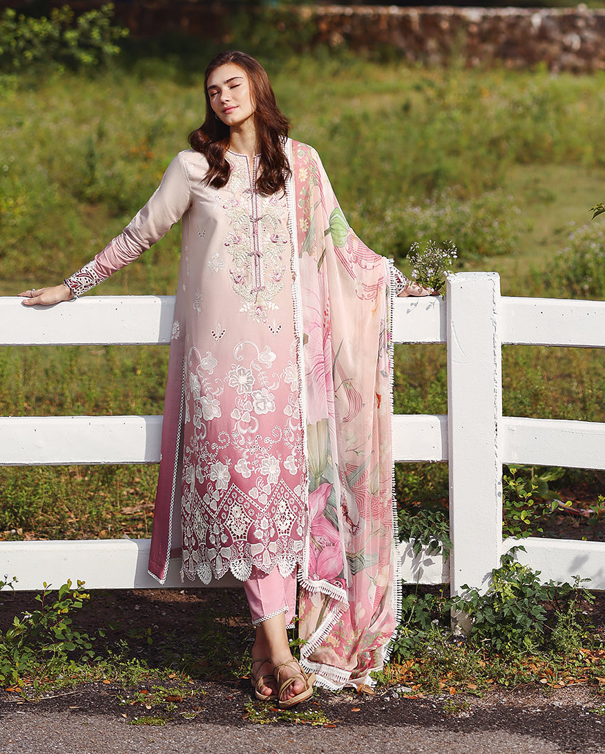 Solace Ombre Chikankari | Dew Drift | 2026 | Mushq