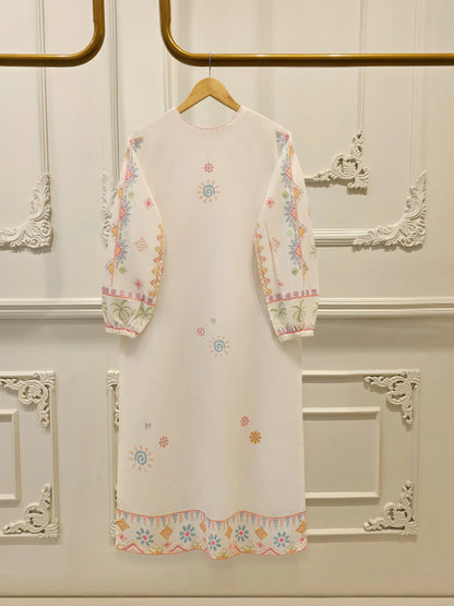 Agha Noor - Embroidered Lawn Suit S112113