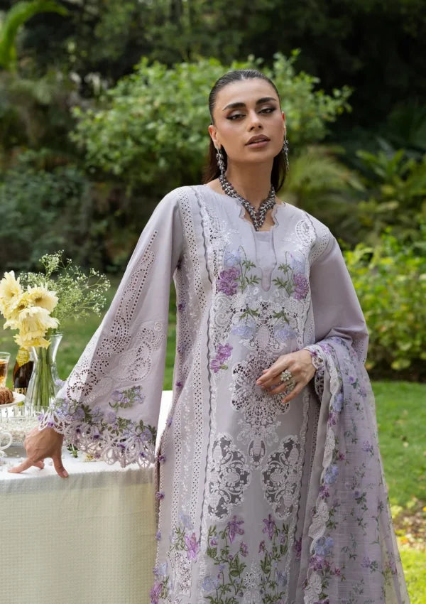 Luxury Lawn Vol 2 2026 | PURE PLUM | Elaf