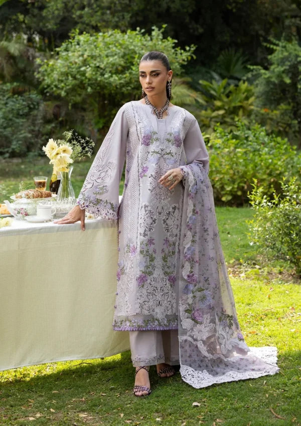 Luxury Lawn Vol 2 2026 | PURE PLUM | Elaf