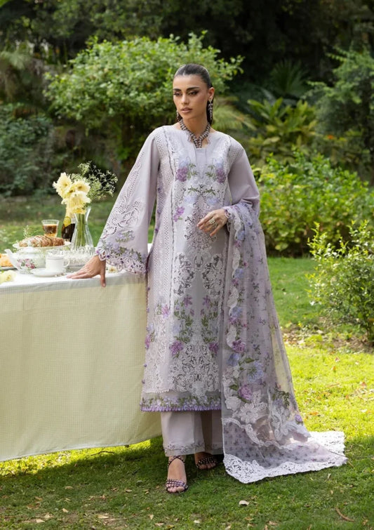 Luxury Lawn Vol 2 2026 | PURE PLUM | Elaf
