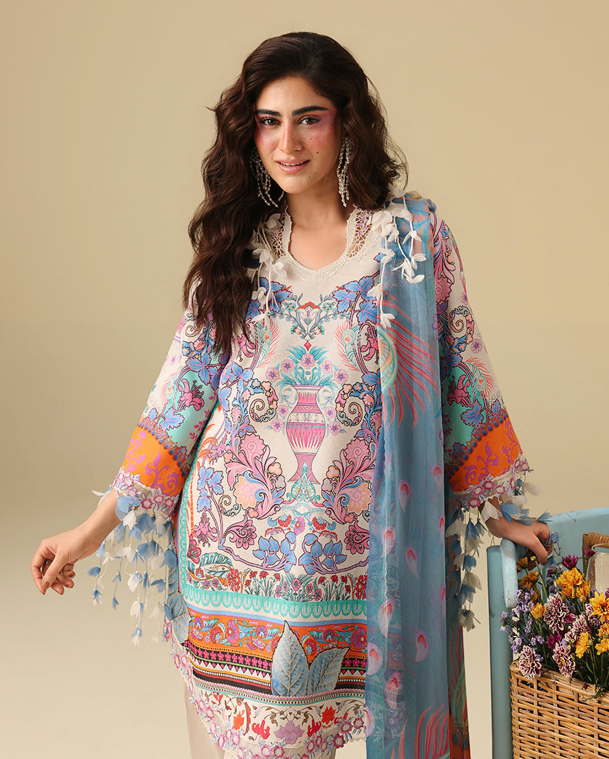 Soleil Prints Lawn 2026 | Eden Whisper | Mushq