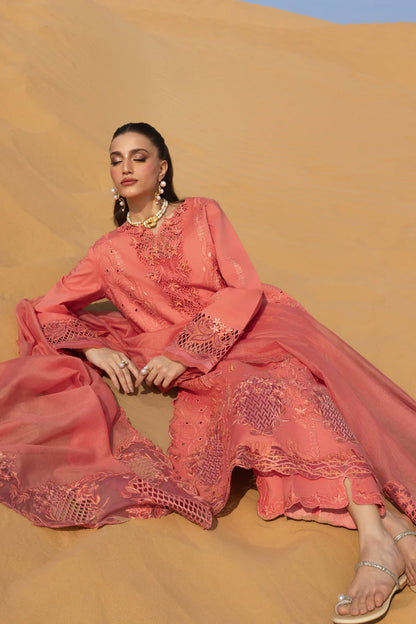 Premium Summer Lawn 2026 | D-01 ELNAZ | Rang Rasiya
