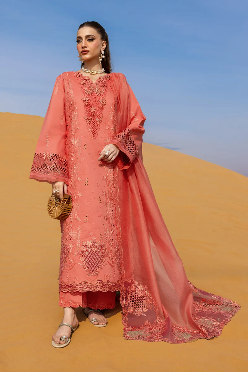Premium Summer Lawn 2026 | D-01 ELNAZ | Rang Rasiya