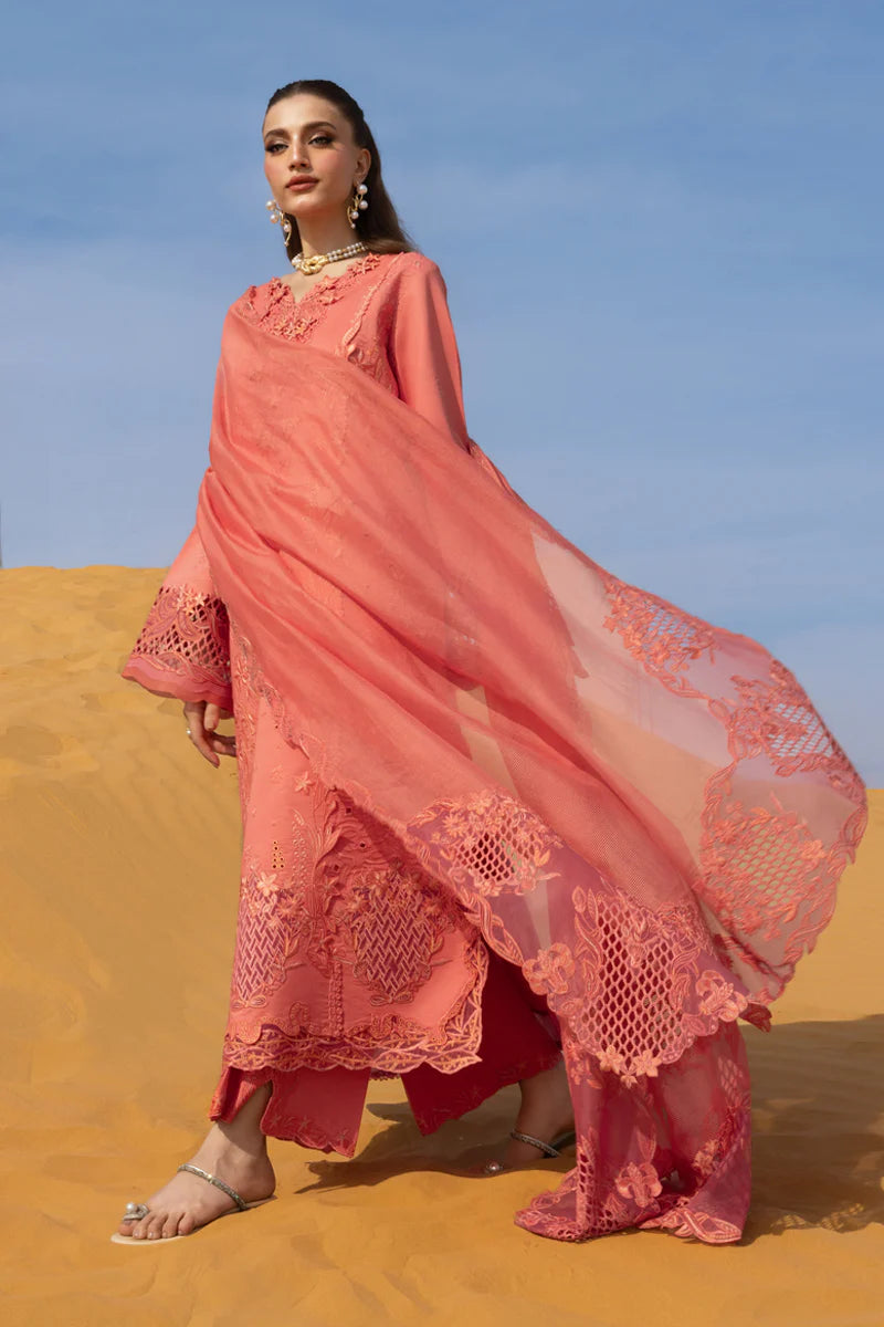 Premium Summer Lawn 2026 | D-01 ELNAZ | Rang Rasiya