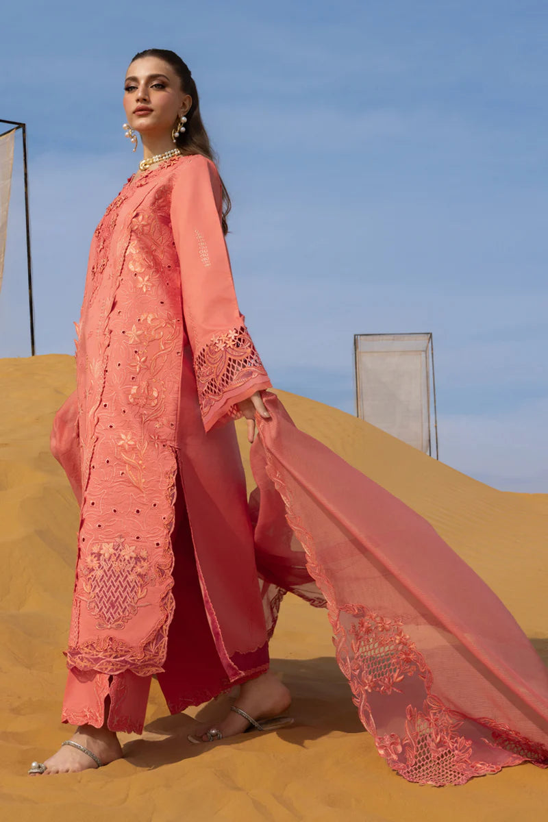 Premium Summer Lawn 2026 | D-01 ELNAZ | Rang Rasiya