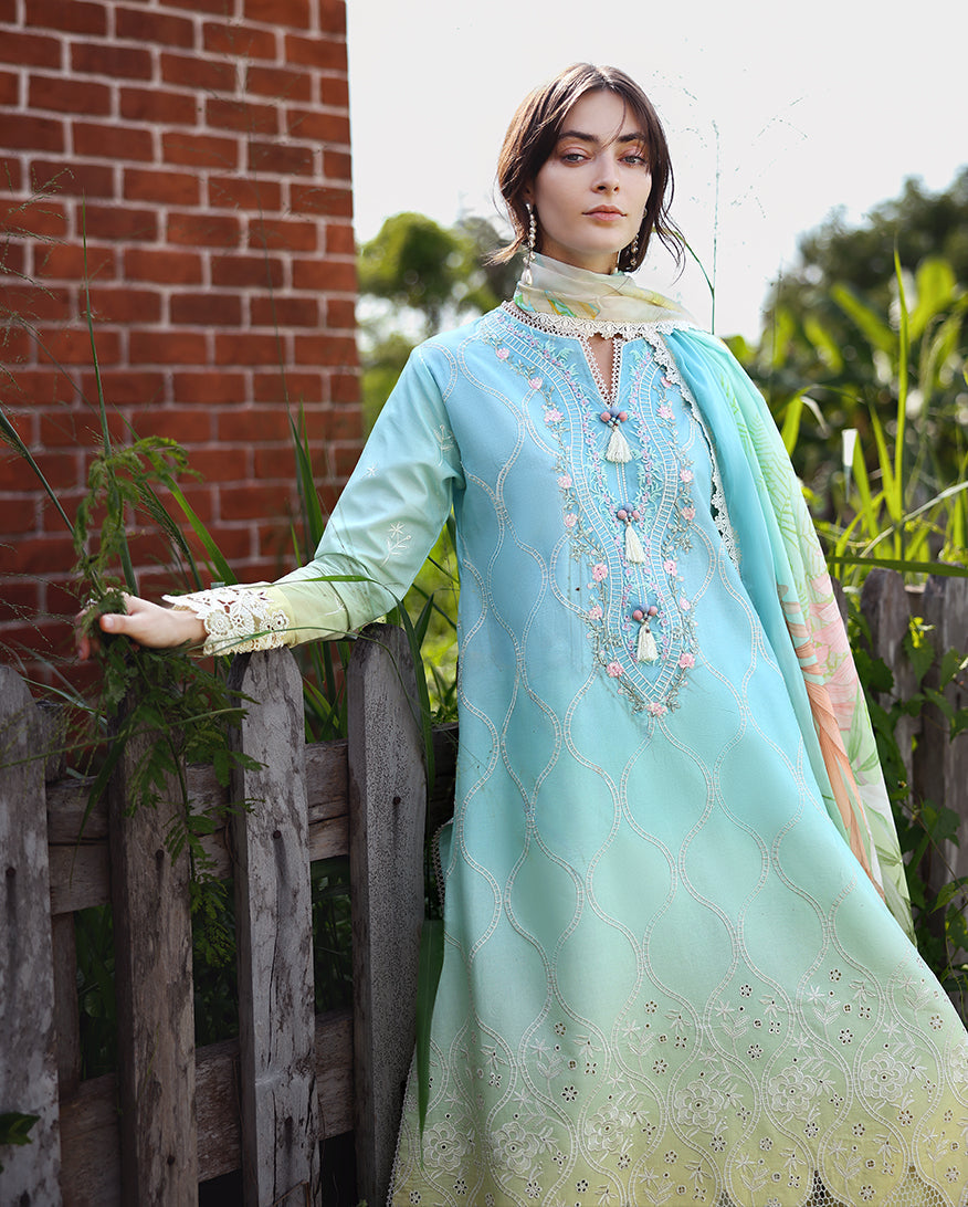 Solace Ombre Chikankari | Ethereal Pause | 2026 | Mushq