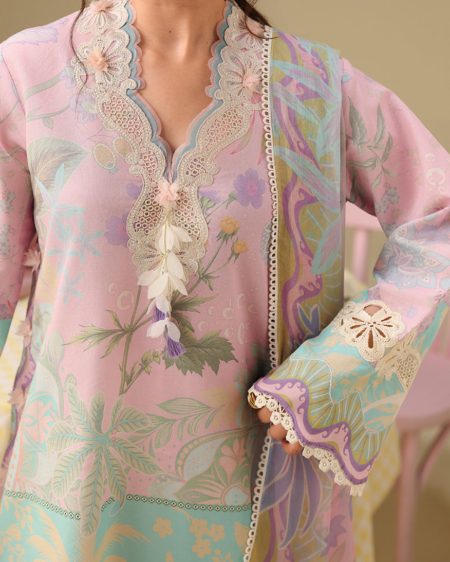 Soleil Prints Lawn 2026 | Honey Petal | Mushq