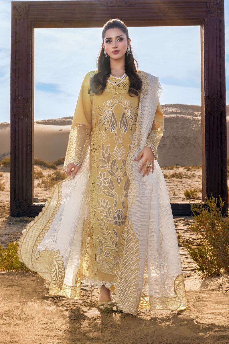 Premium Summer Lawn 2026 | D-06 HOORAIN |  Rang Rasiya