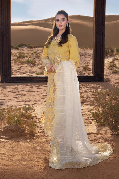 Premium Summer Lawn 2026 | D-06 HOORAIN |  Rang Rasiya