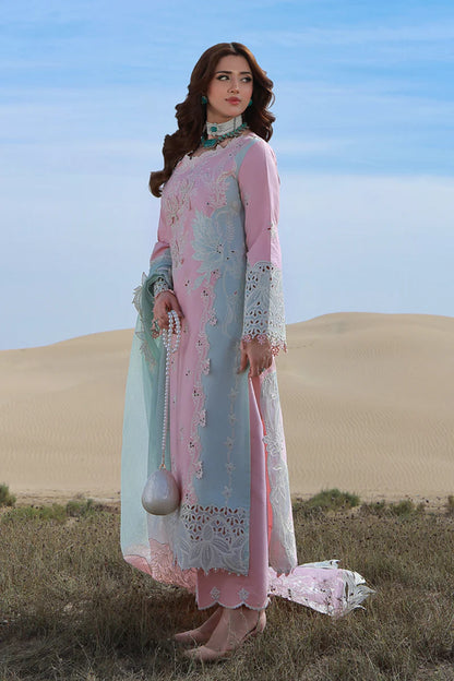 Premium Summer Lawn 2026 | D-08 MAHSA |  Rang Rasiya