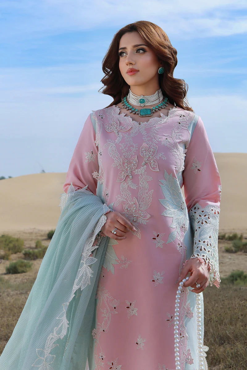 Premium Summer Lawn 2026 | D-08 MAHSA |  Rang Rasiya