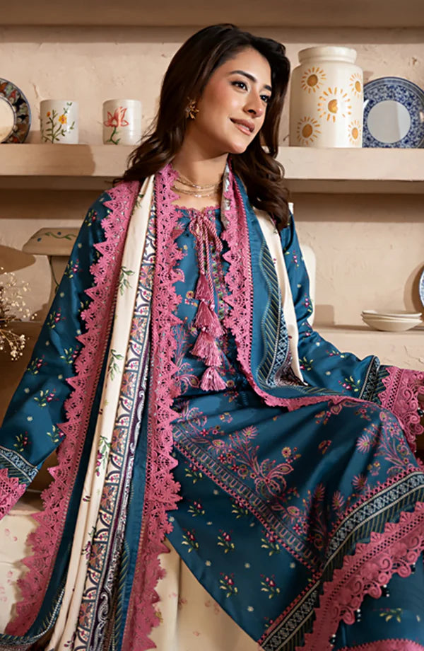 Mausummery Printed Linen Winter Unstitched – Blossom