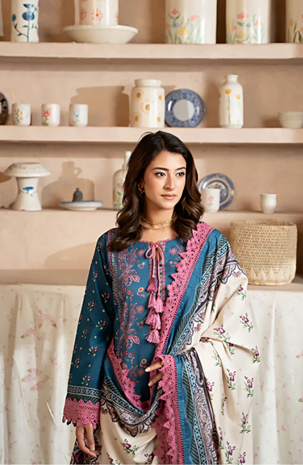 Mausummery Printed Linen Winter Unstitched – Blossom