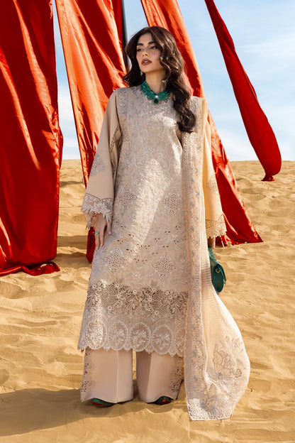 Premium Summer Lawn 2026 | D-05 MAYEL |  Rang Rasiya