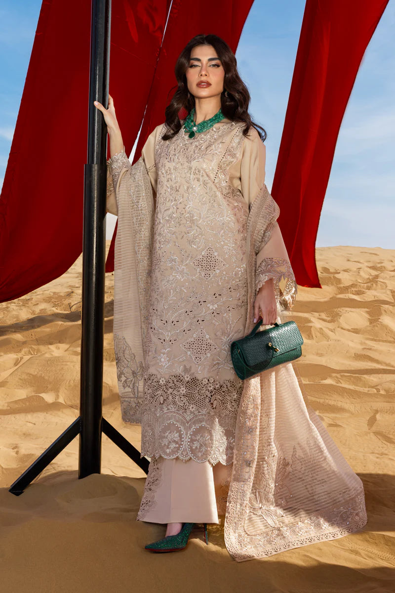 Premium Summer Lawn 2026 | D-05 MAYEL |  Rang Rasiya